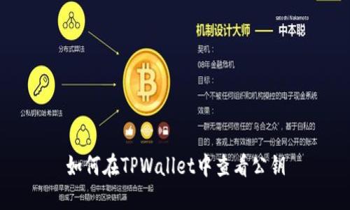 如何在TPWallet中查看公钥